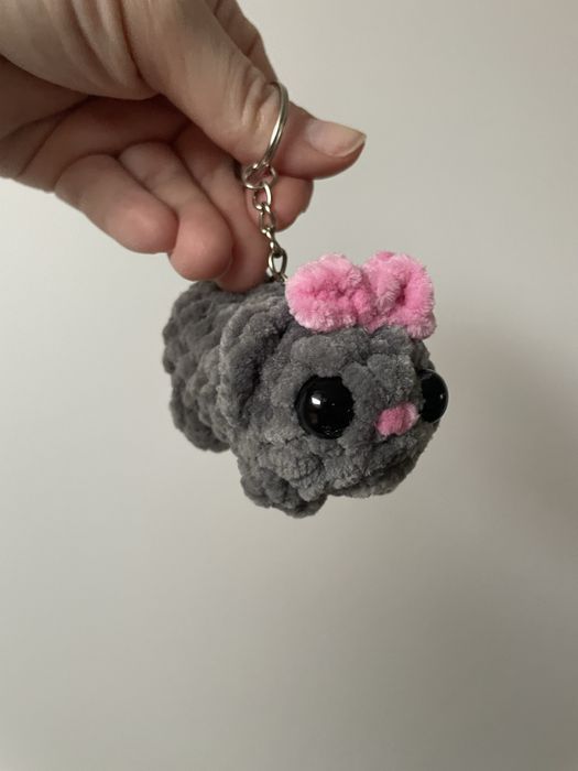 Breloczek sadhamster smutny chomik pluszowy hit tik toka