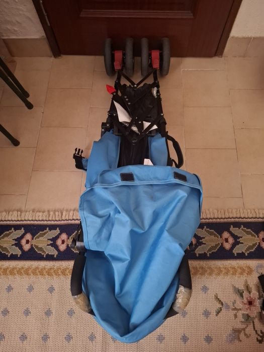 Carrinho de Bebé Bengala ZY Safe Road – Azul (Bom Estado)