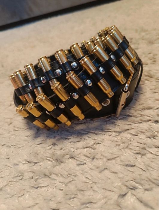 pasek z łuskami nabojami bullet belt swag opium y2k metal punk goth ro