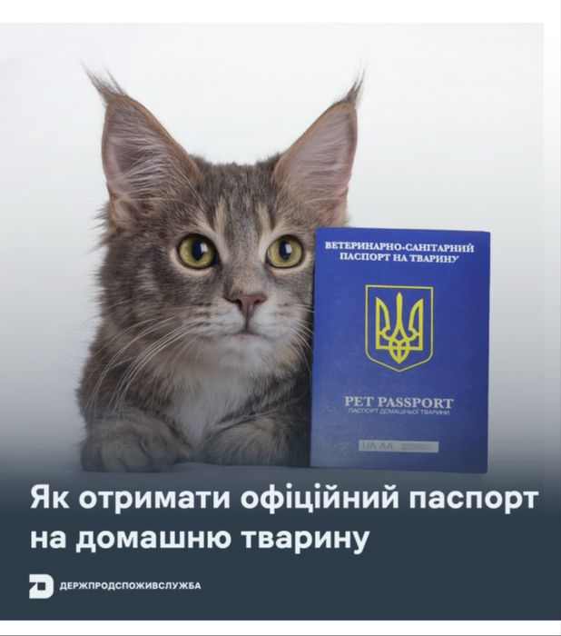Терміновий ветеринарний паспорт за 1 день