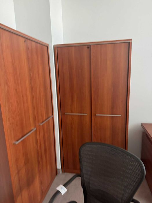 Szafa calvados ciemny gabinetowa 100x193 szafy aktowe biuro dom szkoła