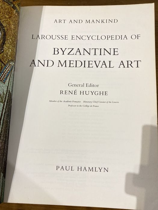 Livro: Bizantine and medieval art - Rene Huyghe