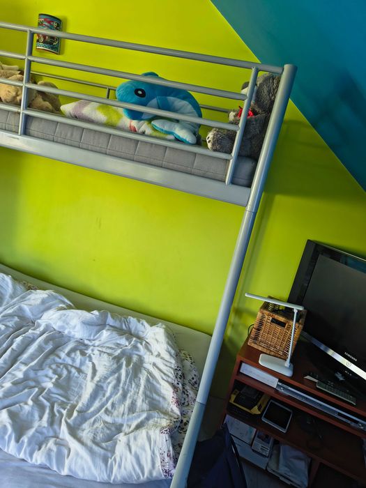 Łóżko piętrowe duże