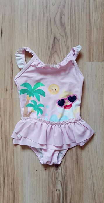 Kostium kąpielowy jednoczęściowy dziewczęcy Nickelodeon Baby Shark 6-9