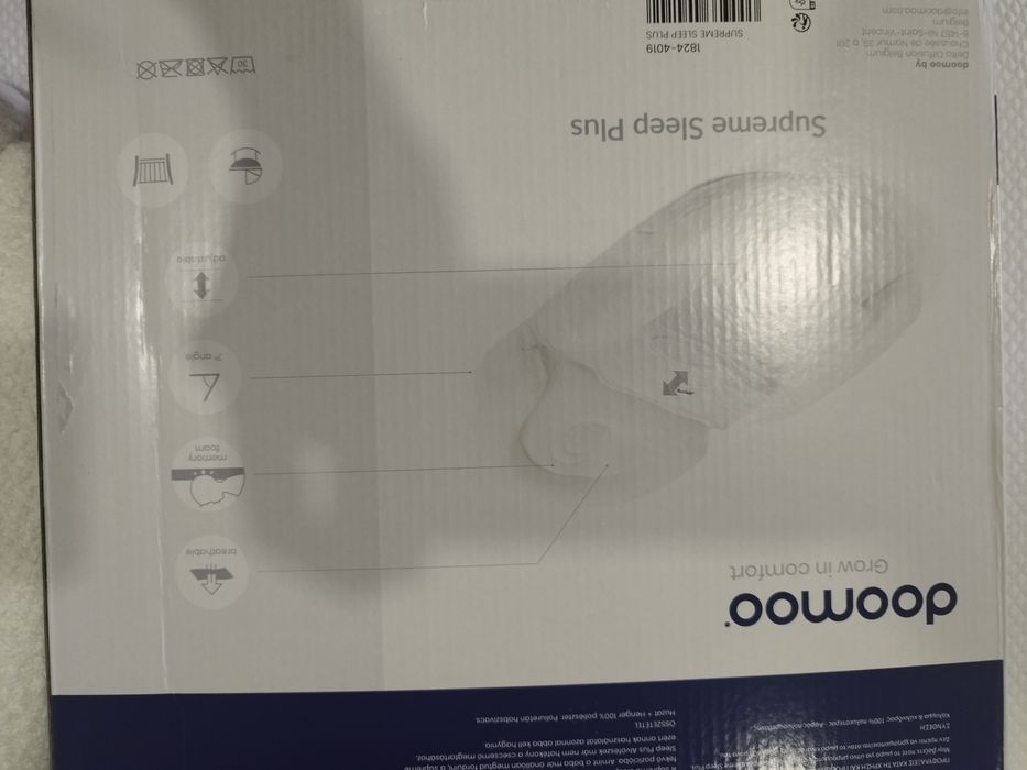 Almofada Supreme Sleep Plus Doomoo +  Forra para Almofada Supreme Plus