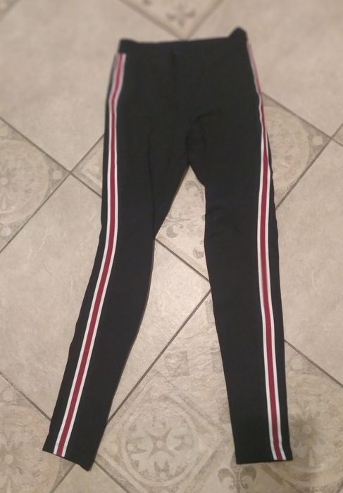 Leginsy Calzedonia NOWE czarne z paskiem rozmiar XS