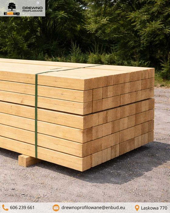 Drewno konstrukcyjne C24, stemple budowlane, konstrukcje szkieletowe