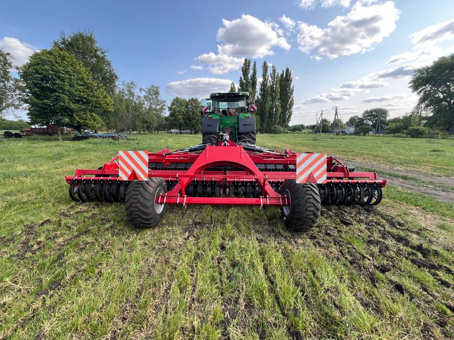 Дисковий лущильник Деметра Дискатор демпферна стійка диск супершарп