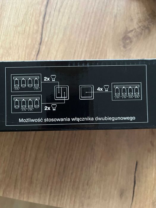 Listwa reflektorowa Paris biała 4 x GU10 Goldlux