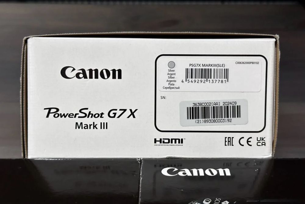Canon G7x Mark iii 3 2 ii фотоапарат Європа