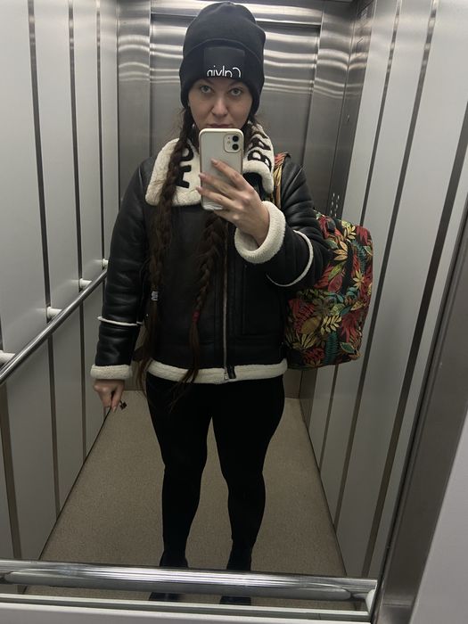 Дубленка авіатор куртка Balenciaga