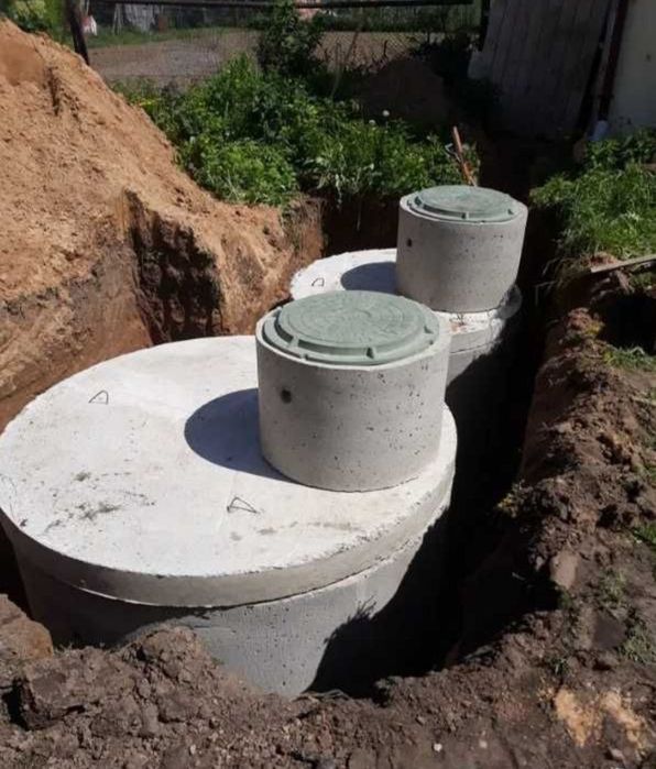 Вигрібноа яма під ключ, копка каналізації, септика. 3-10-15 м3