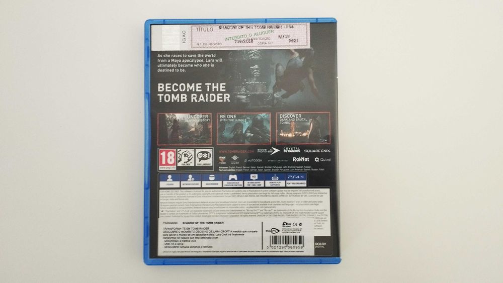 PS4 - Shadow of Tomb Raider