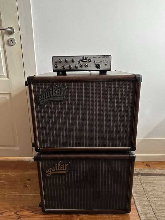 Aguilar Tone Hammer 500 + 2 colunas Aguilar DB112