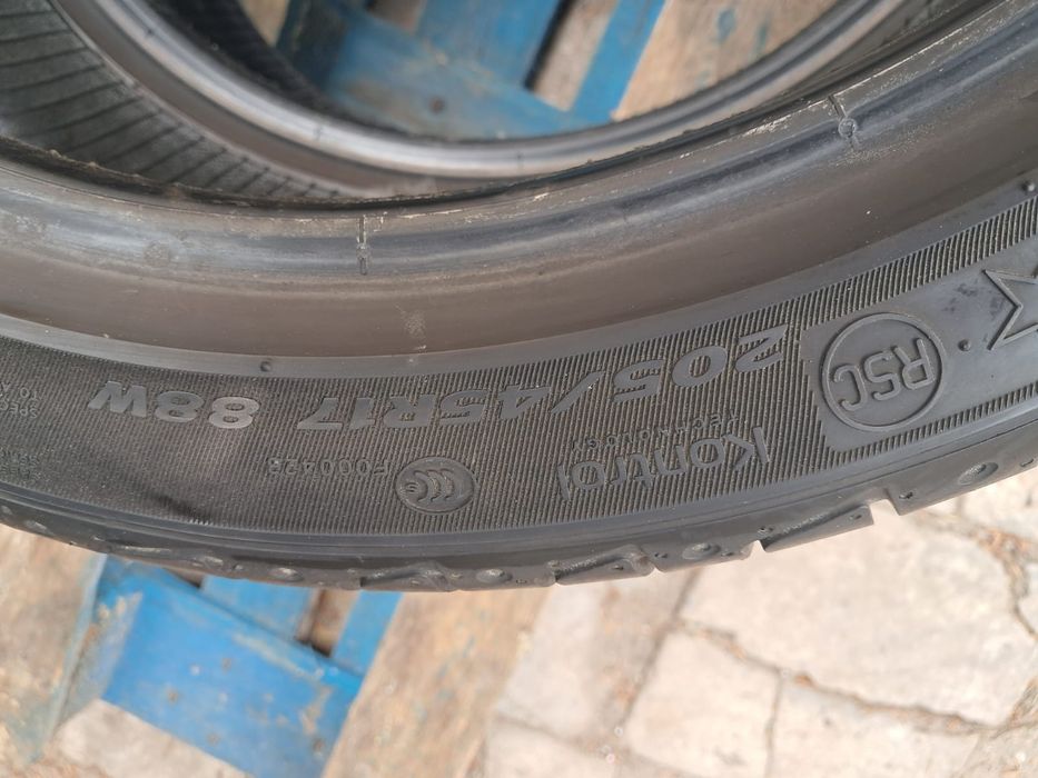 Opony letnie 205 45.17 88W run flat Hankook 7mm