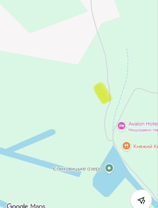 Продам приватизовану земельну ділянку під забудову 12 соток Єлиховичі