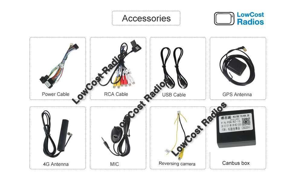 Auto Rádio Android 2DIN • CITROEN C4 • De 2004 até 2010 • GPS WIFI BT