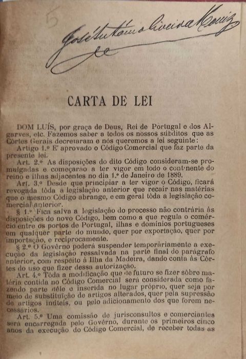 Livro - Carta De Rei