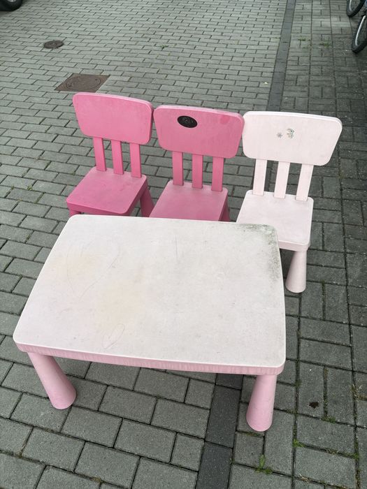 Stolik krzesełka dla dzieci ikea