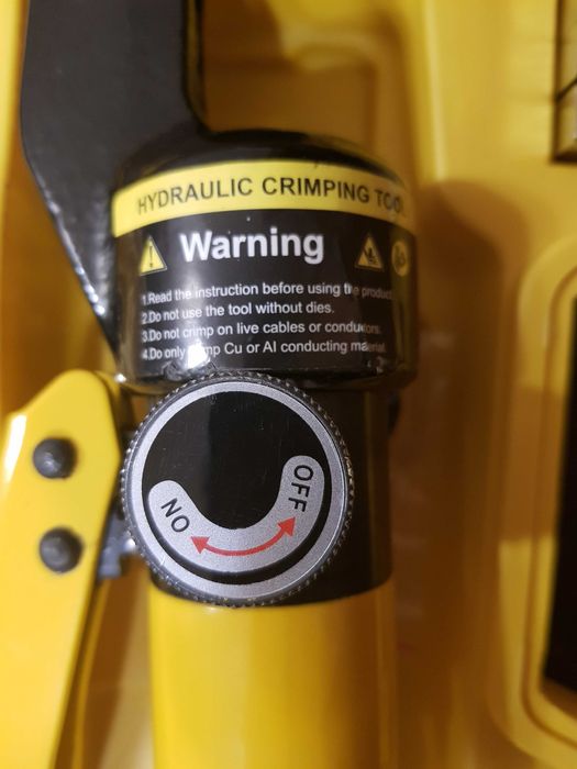 Hydrauliczna zaciskarka prasa do końcówek łączników przewodów