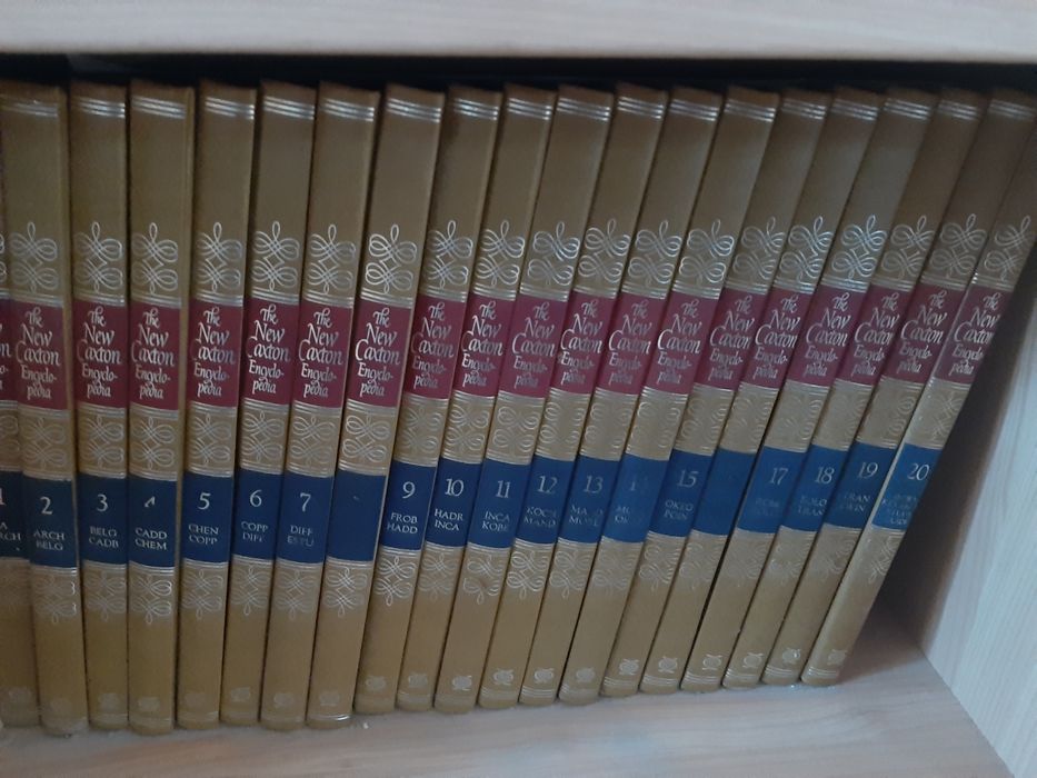 Enciclopédia inglesa Caxton 20 volumes