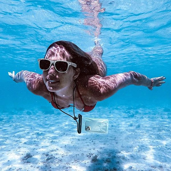 Baseus wodoodporne etui pokrowiec na telefon Slide-cover niebieski (FM