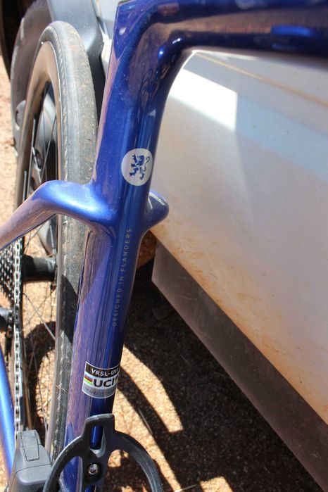 Bicicleta de Estrada RCR SRAM Rival AXS E1 2x12v Sensor de Potência Cinza / Decathlon Roadbike RCR