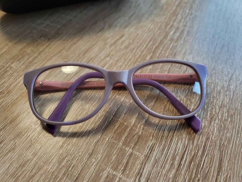 Okulary korekcyjne elastyczne oprawki dziewczęce 5-7 lat