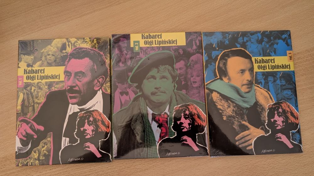 Kabaret Olgi Lipińskej 3 płyty DVD, zafoliowane