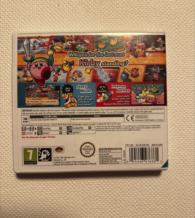 Gra Kirby: Battle Royale na konsolę Nintendo 3DS