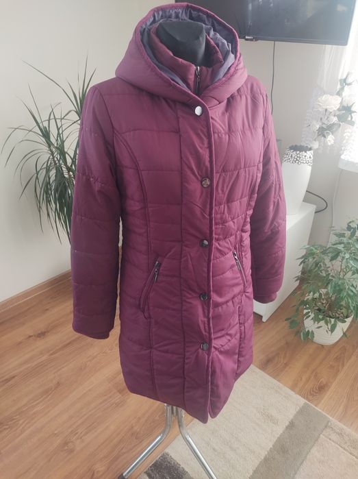 Kurtka pikowana fioletowa rozmiar M/L