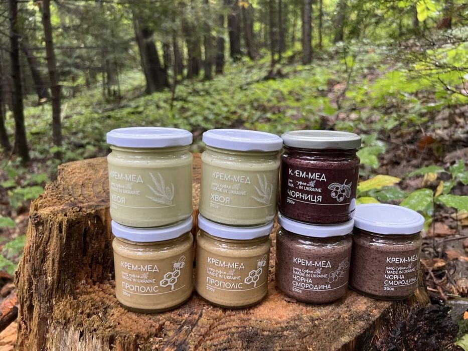 Крем-мед з натуральних продуктів