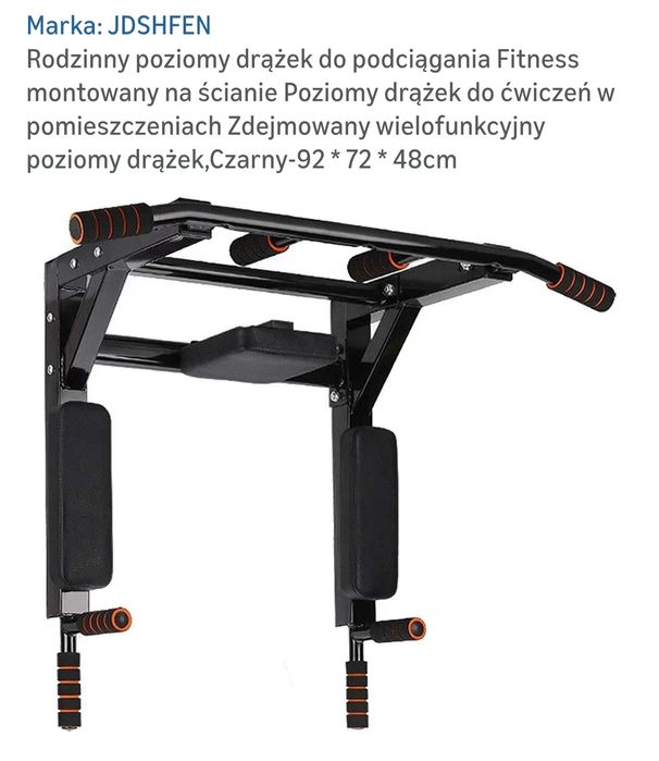 Wielofunkcyjny drążek do podciągania/ dipów