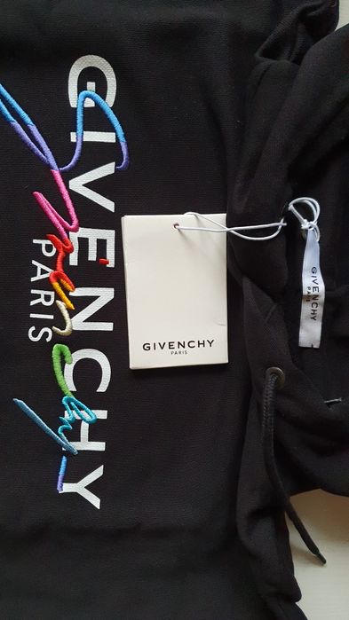 Givenchy Bluza kangurka czarna rozm.M