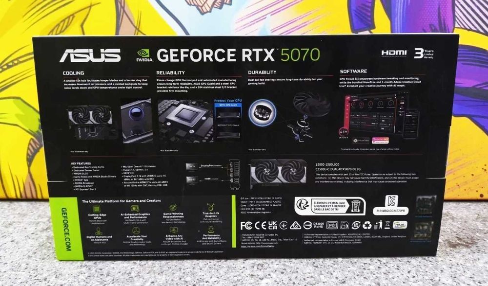 Asus Dual RTX 5070