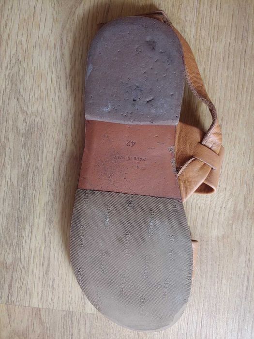 Кожаные мужские босоножки . Италия.