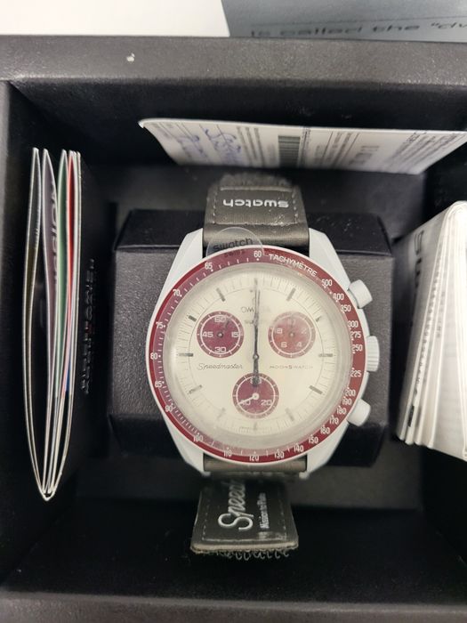 Omega Swatch Mission to Pluto - NOVO fatura e garantia