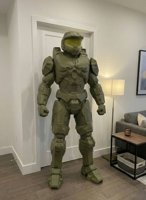 Figurka Spartan Master Chief Halo 152 cm 24 kg zielony