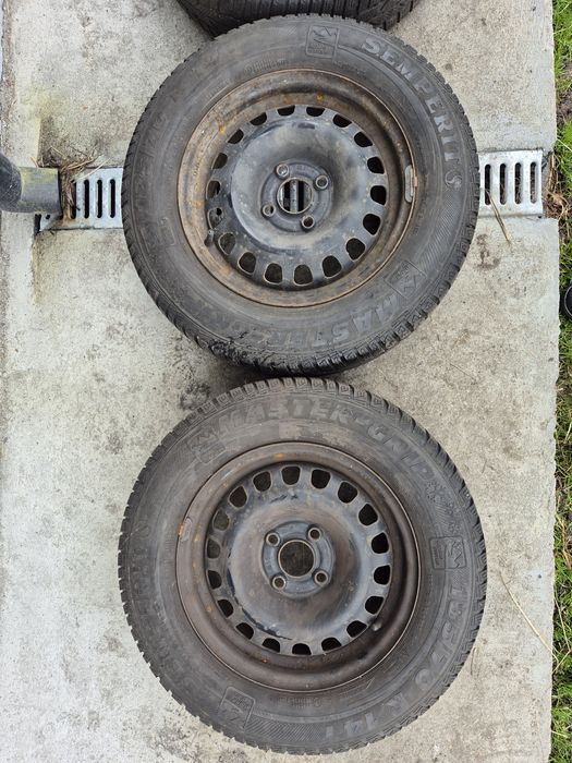 Koła Opel Corsa D 5,5J14H2 Zimowe opony 14 cali stan bardzo ladny