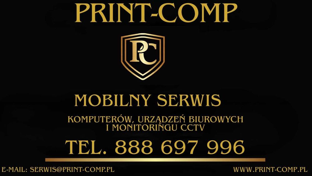 Mobilny Serwis IT – Naprawa Komputerów, Drukarek, Systemy Monitoringu