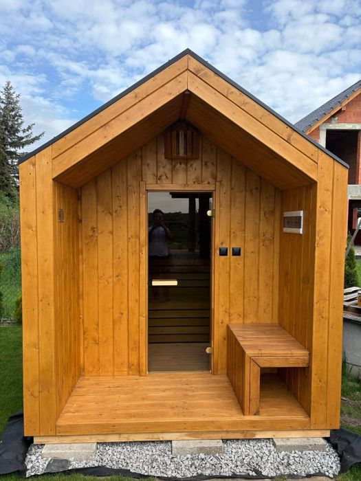 Sauna ogrodowa ocieplana. Sauna fińska