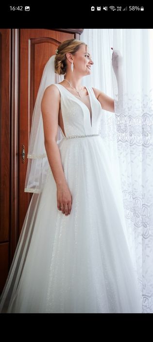 Suknia ślubna w stylu Glamour
