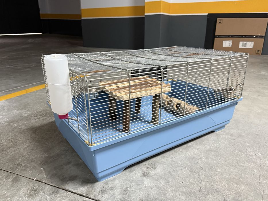 KIT completo: Gaiola para pequenos roedores - hamsters/ratos/gerbos