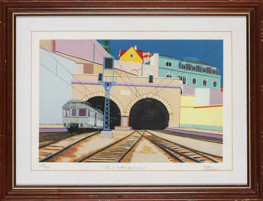 Duarte Botelho - Serigrafia “U.T.E. / Túnel do Rossio”