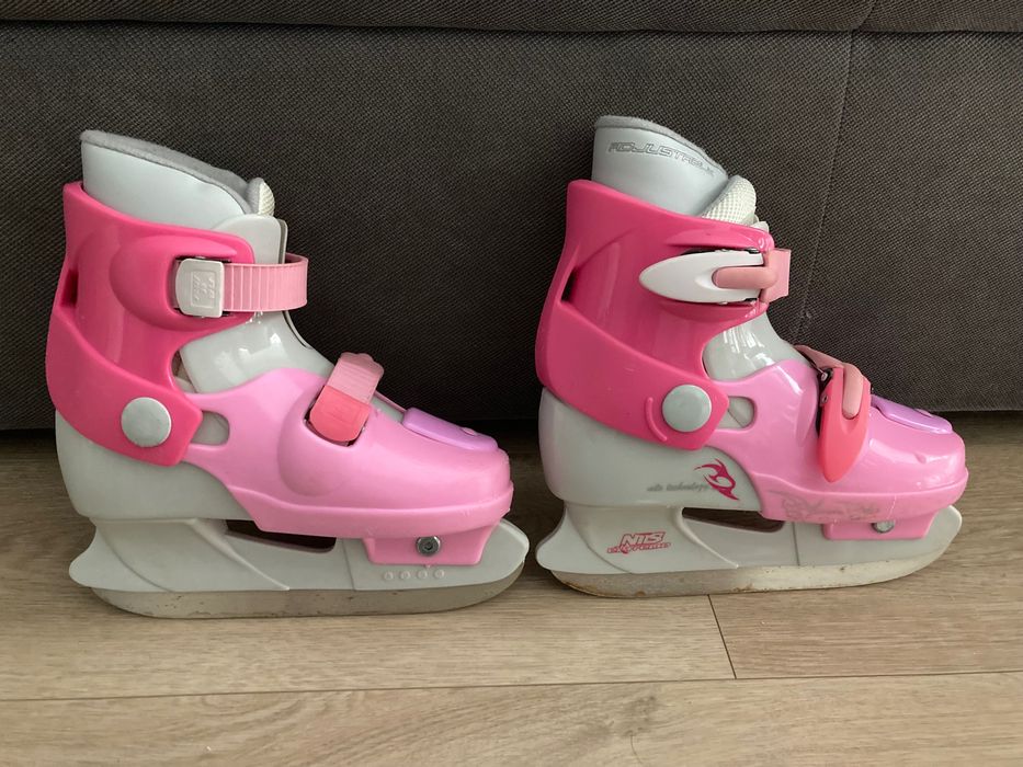 Łyżwy regulowane rozmiar 29-32 dziewczęce