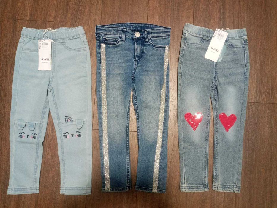 Джинси розмір 98-104, ціна за всі