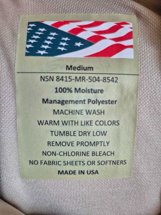 Футболка армії США Quick Dry Moisture Wicking S/M/L/XL/2XL