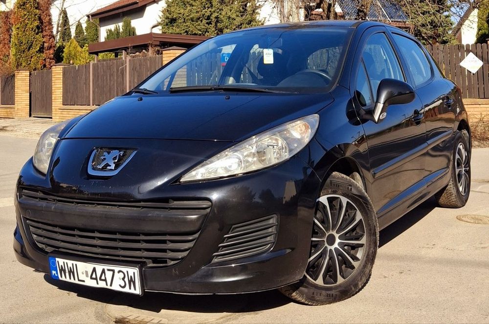 Peugeot 207 1.4b 95Km 160Tyś Przebiegu Zimowe Opony 2KL Zadbany Fv
