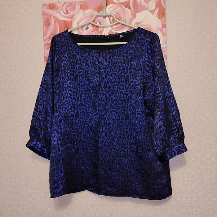 Блуза 52-54 розмір красивого кольору з леопринтом
