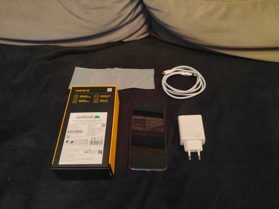 Smartfon REALME 10 8/128GB 90Hz 6.4" Biały jak nowy!!